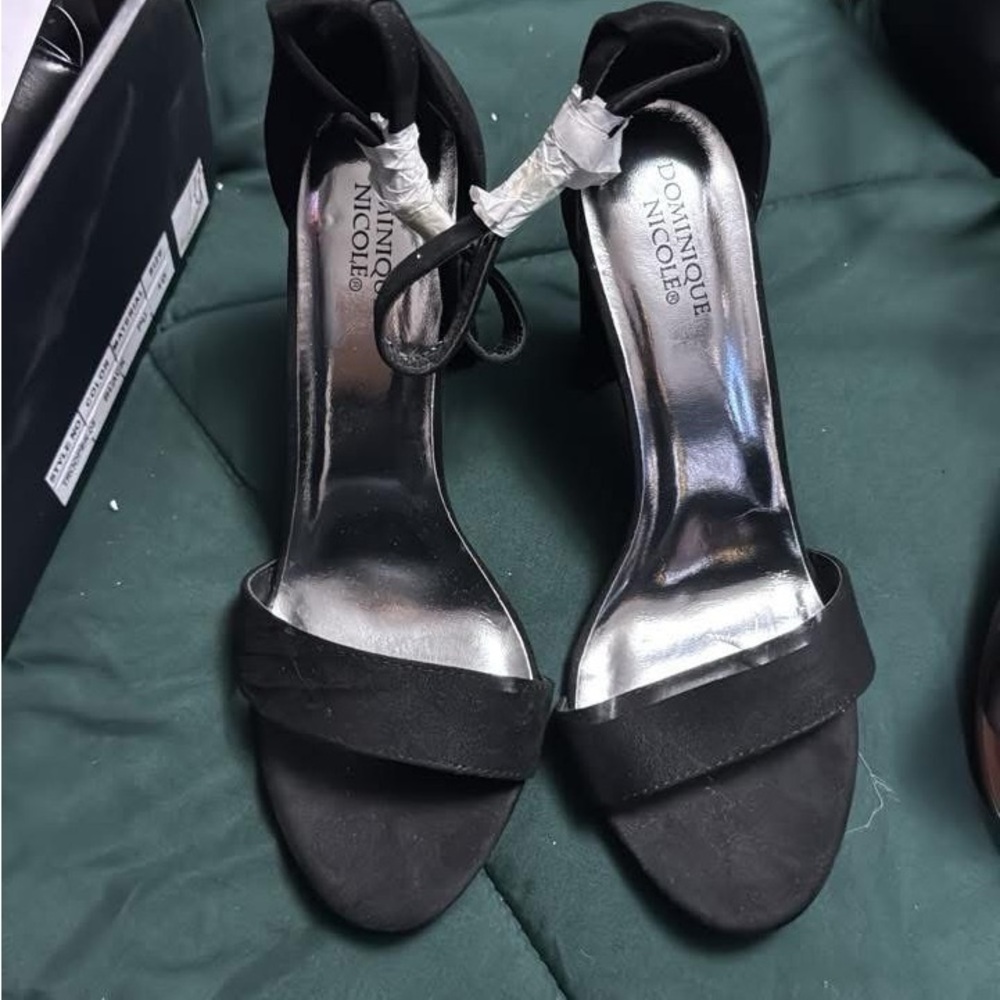Dominique Elegant Black Heels